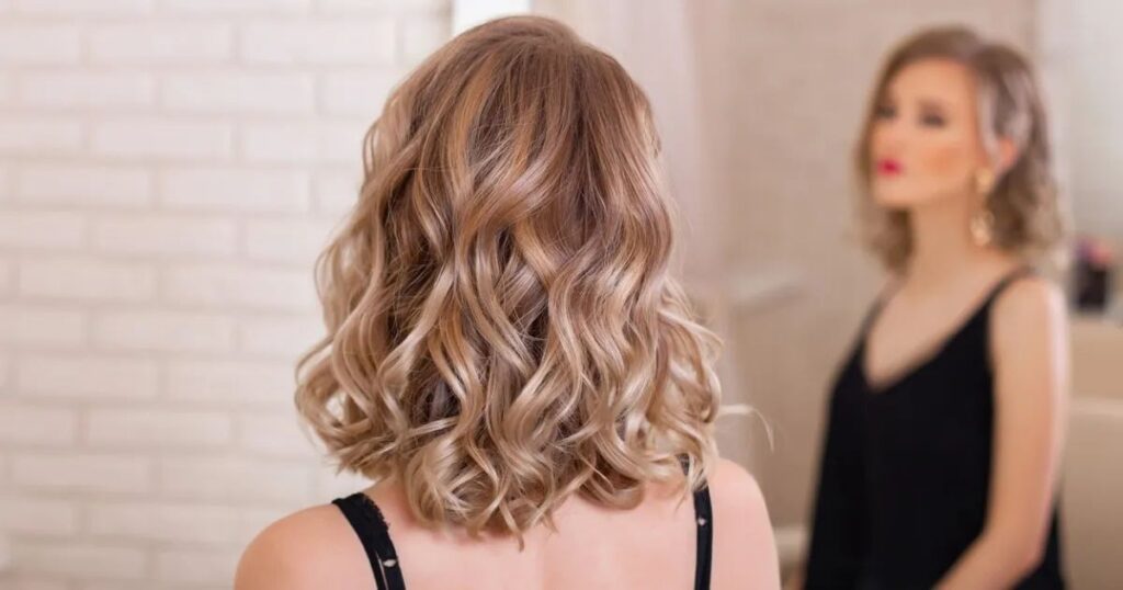 Beautiful Wavy Blonde Balayage